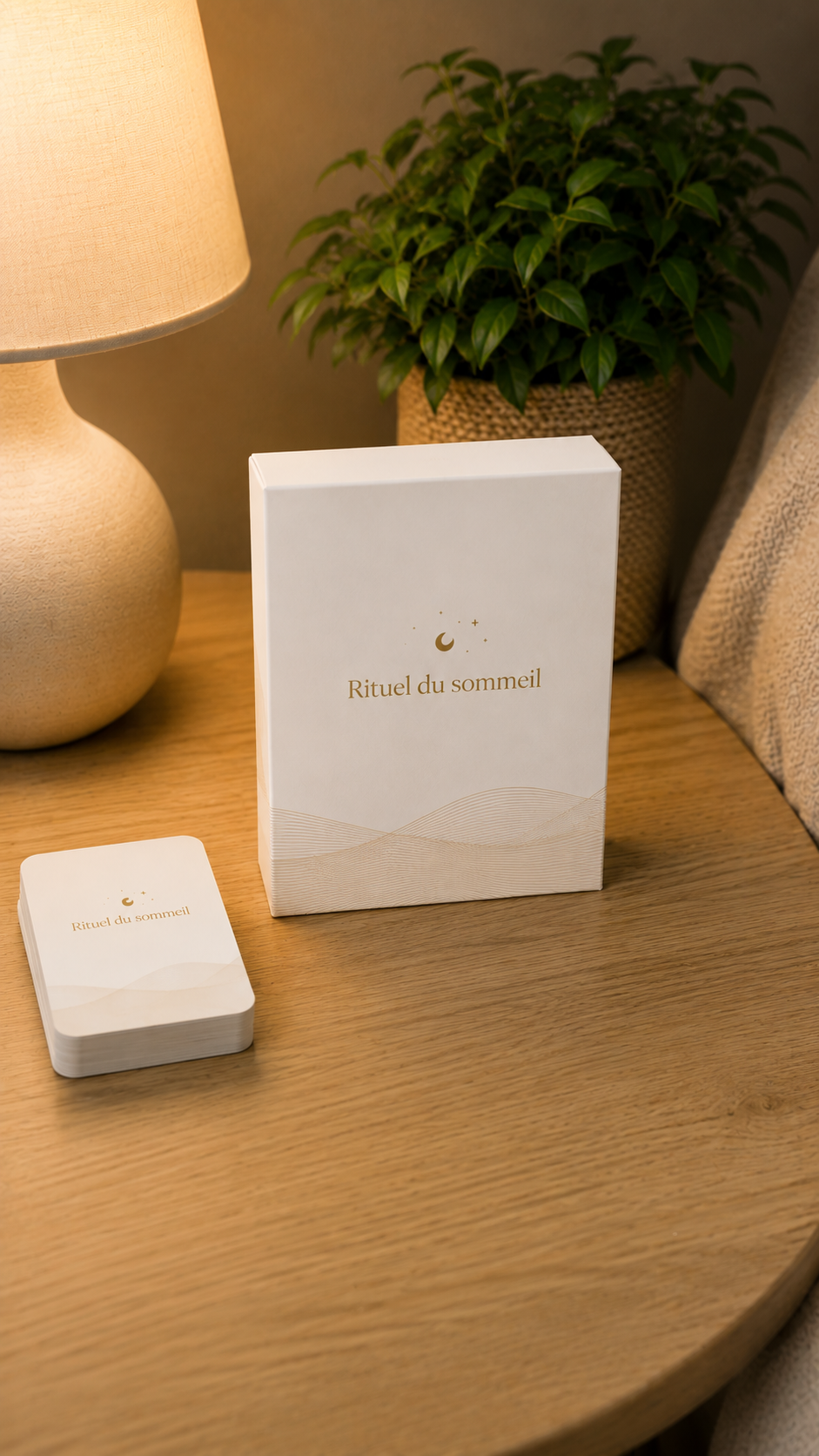 Jeu de cartes Rituel du sommeil — emballage écologique